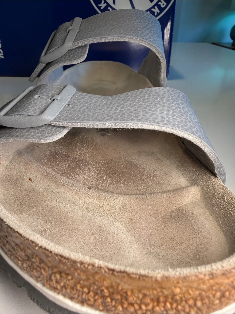 BIRKENSTOCK - Arizona BS Sandal in Desert Soil Grey - Men’s Size 12/45